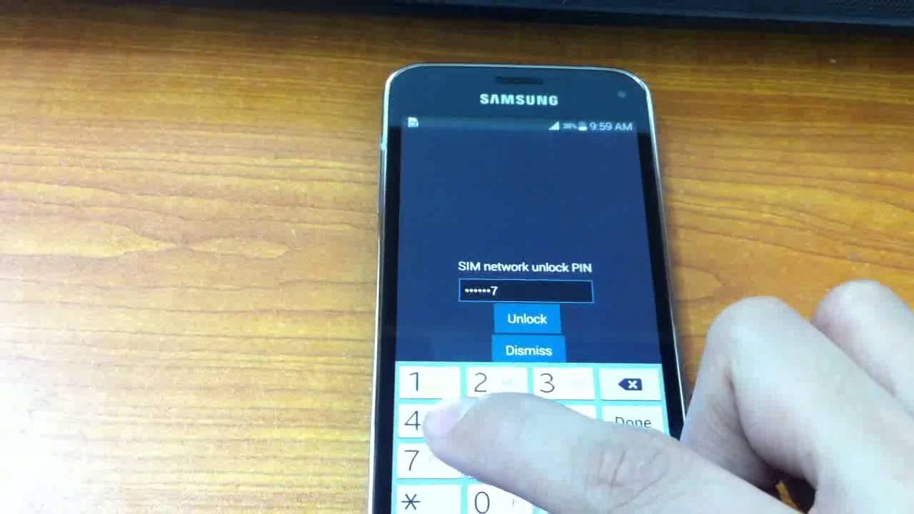 Samsung galaxy s5 sim unlock code free